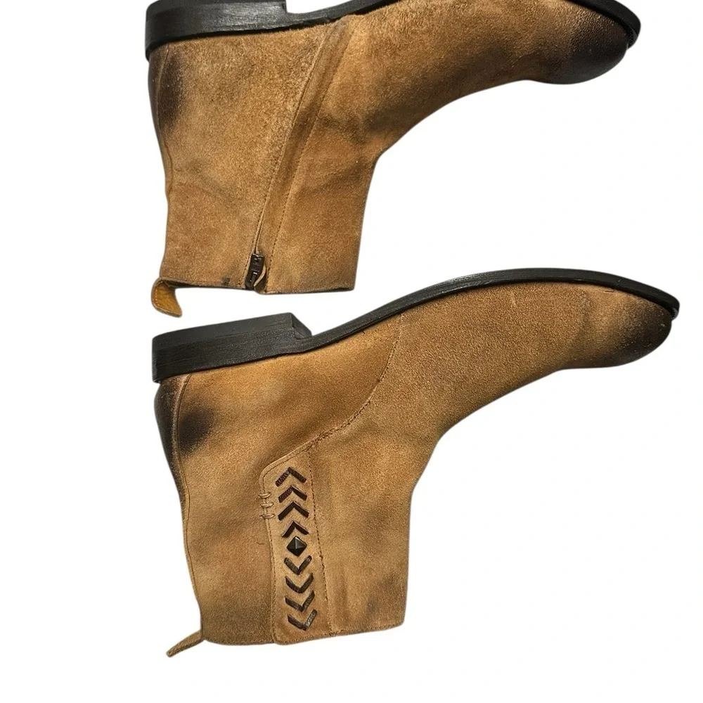 Old Gringo Tan Leather Ankle Boots size 12 new without tags, no box
